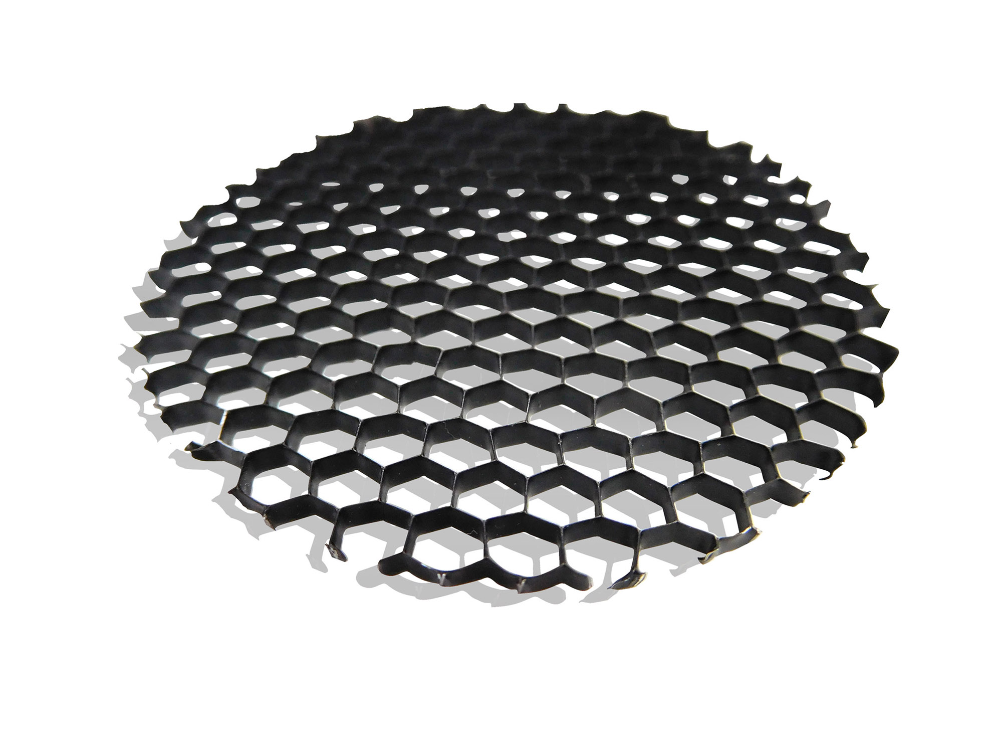 DC000004  Round Black Honey Comb  reflector Size:Ø50xH2mm, Metal Body.